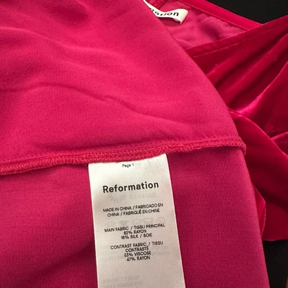 Reformation Lyza velvet slip mini dress - Picture 4 of 7